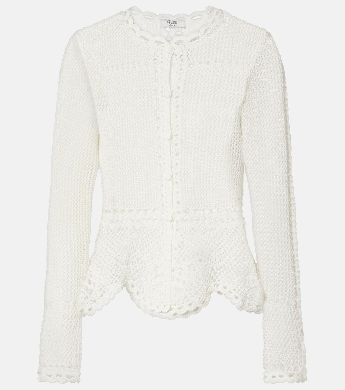Erdem Crochet cotton cardigan