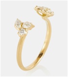 Jade Trau Posey 18kt gold ring with diamonds