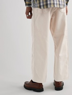 Beams Plus - Wide-Leg Cotton-Canvas Trousers - Neutrals