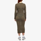 Samsøe Samsøe Women's Caleb Crinkle Midi Dress in Dark Brindle