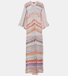 Missoni Zigzag lamé beach cover-up