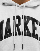 Market Chess Club Applique Fleece Hoodie Grey - Mens - Hoodies