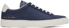 Common Projects Navy & White Retro Sneakers