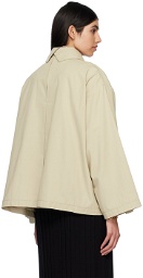 CORDERA Beige Double-Breasted Jacket