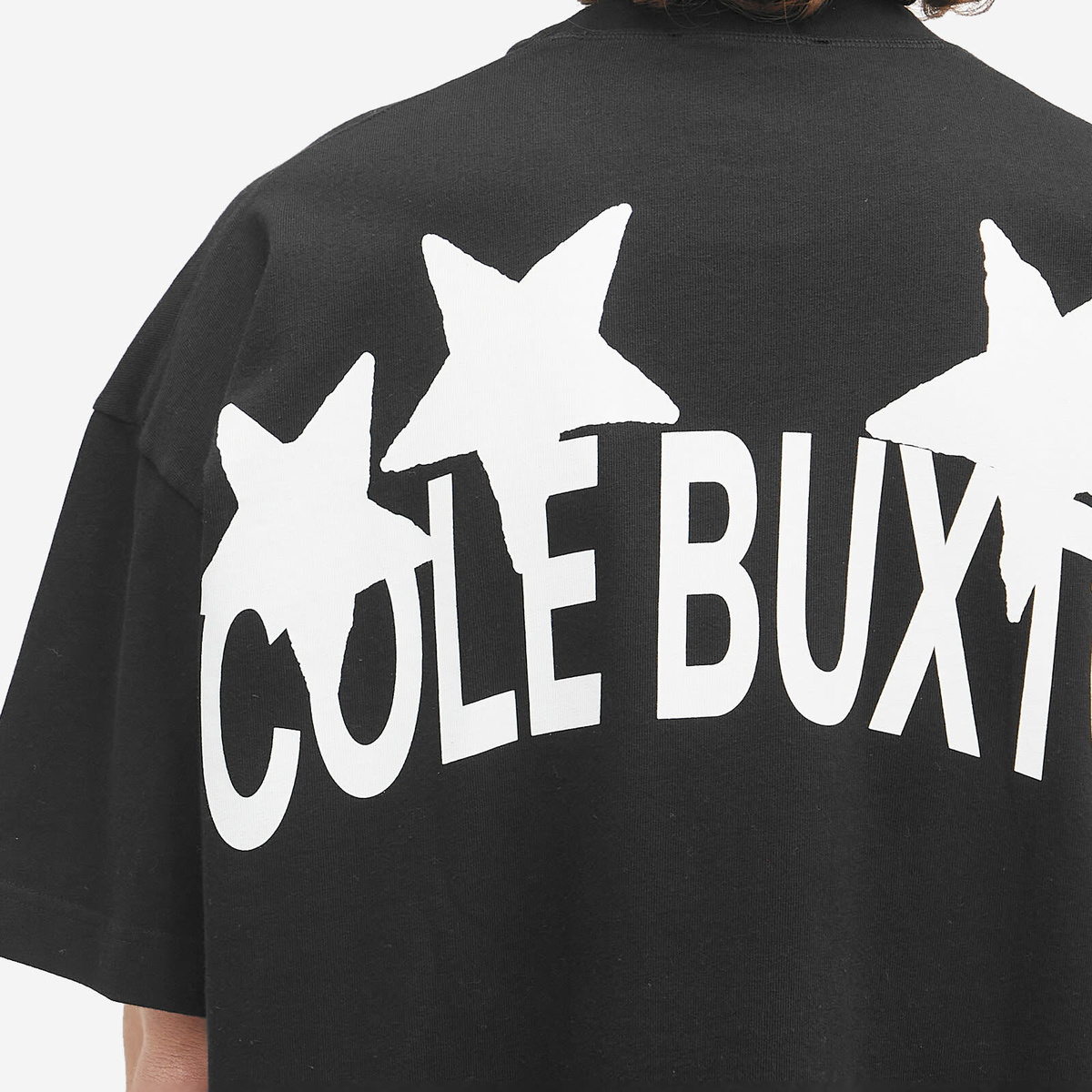 Cole Buxton Men's 4 Star T-Shirt in Black Cole Buxton