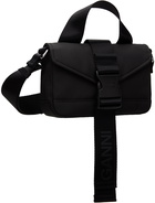 GANNI Black Tech Mini Satchel Bag