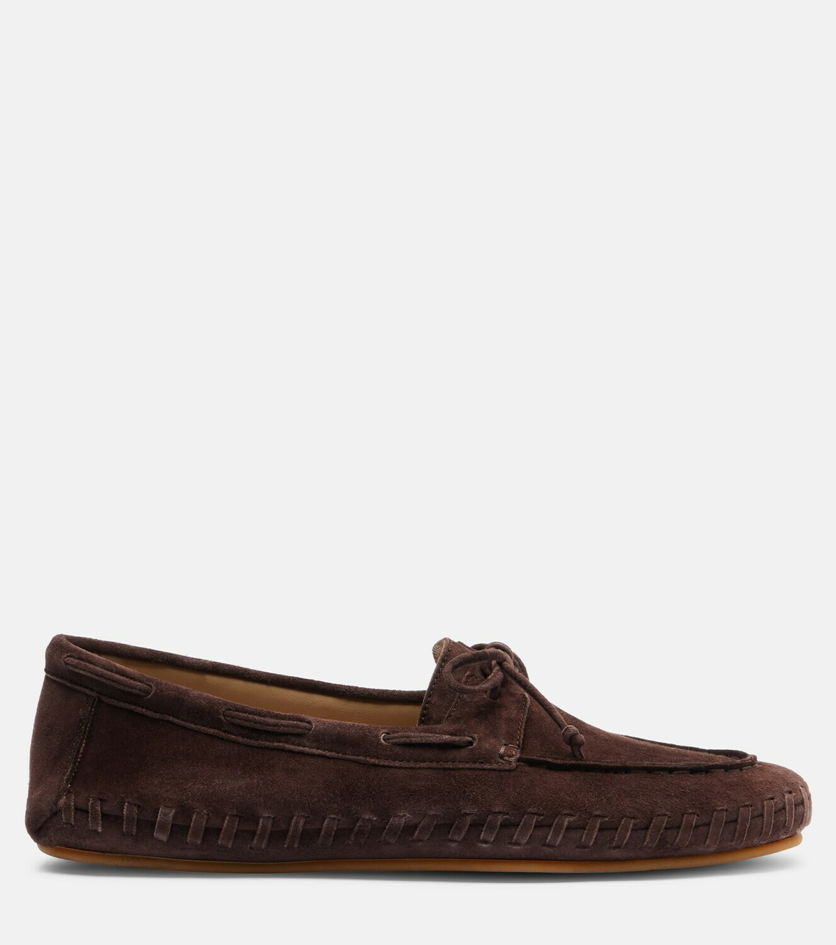 Le Monde Béryl Driver embroidered suede loafers