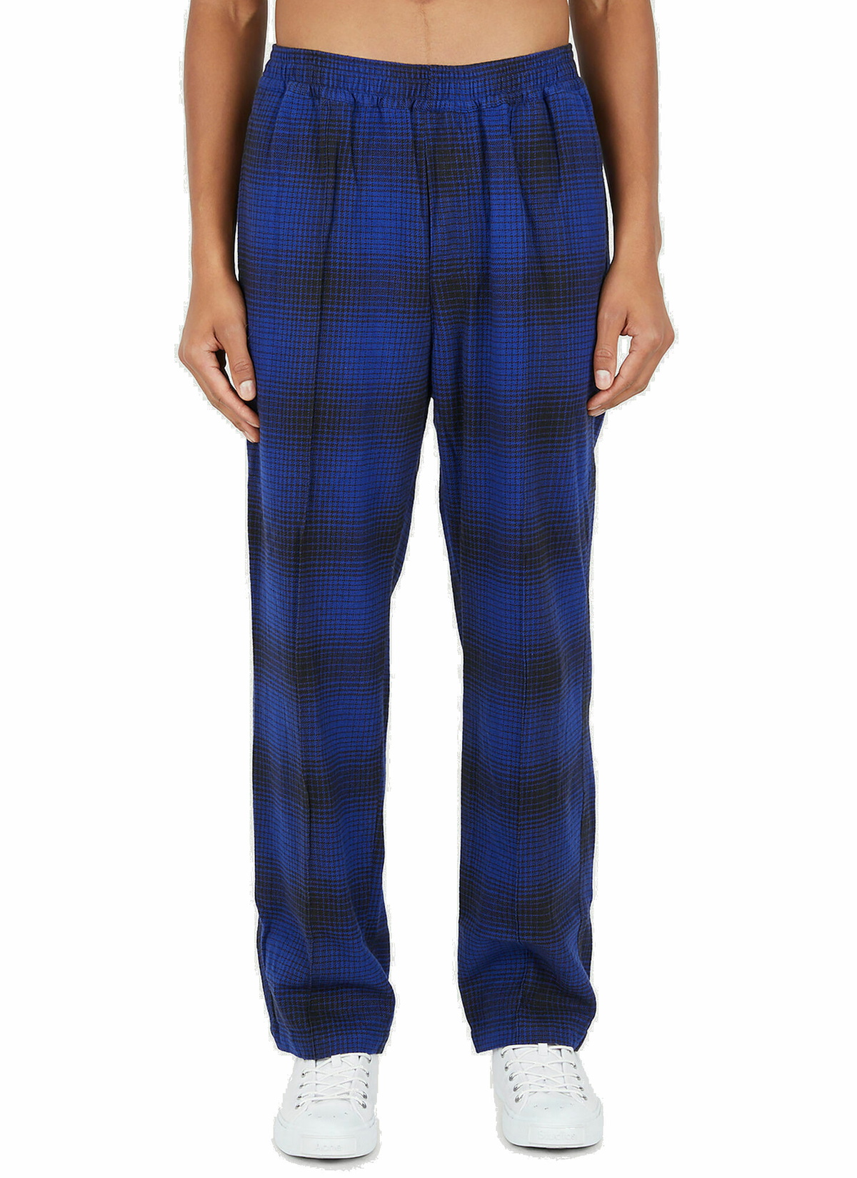 Ombre Plaid Pants in Blue NOMA t.d.