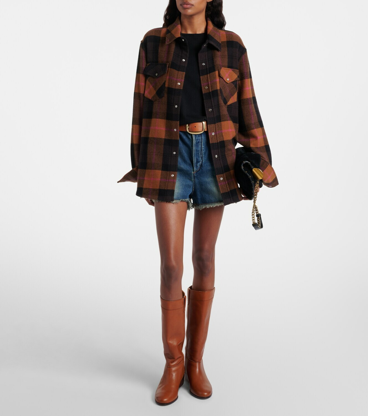 Veronica Beard Leather knee-high boots