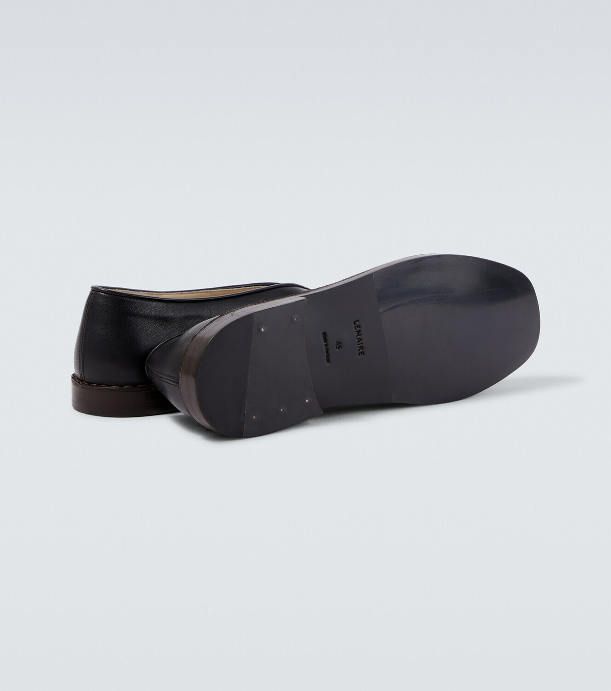 Lemaire Leather slip-on shoes