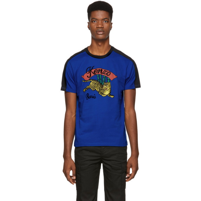 Photo: Kenzo Blue Jumping Tiger T-Shirt