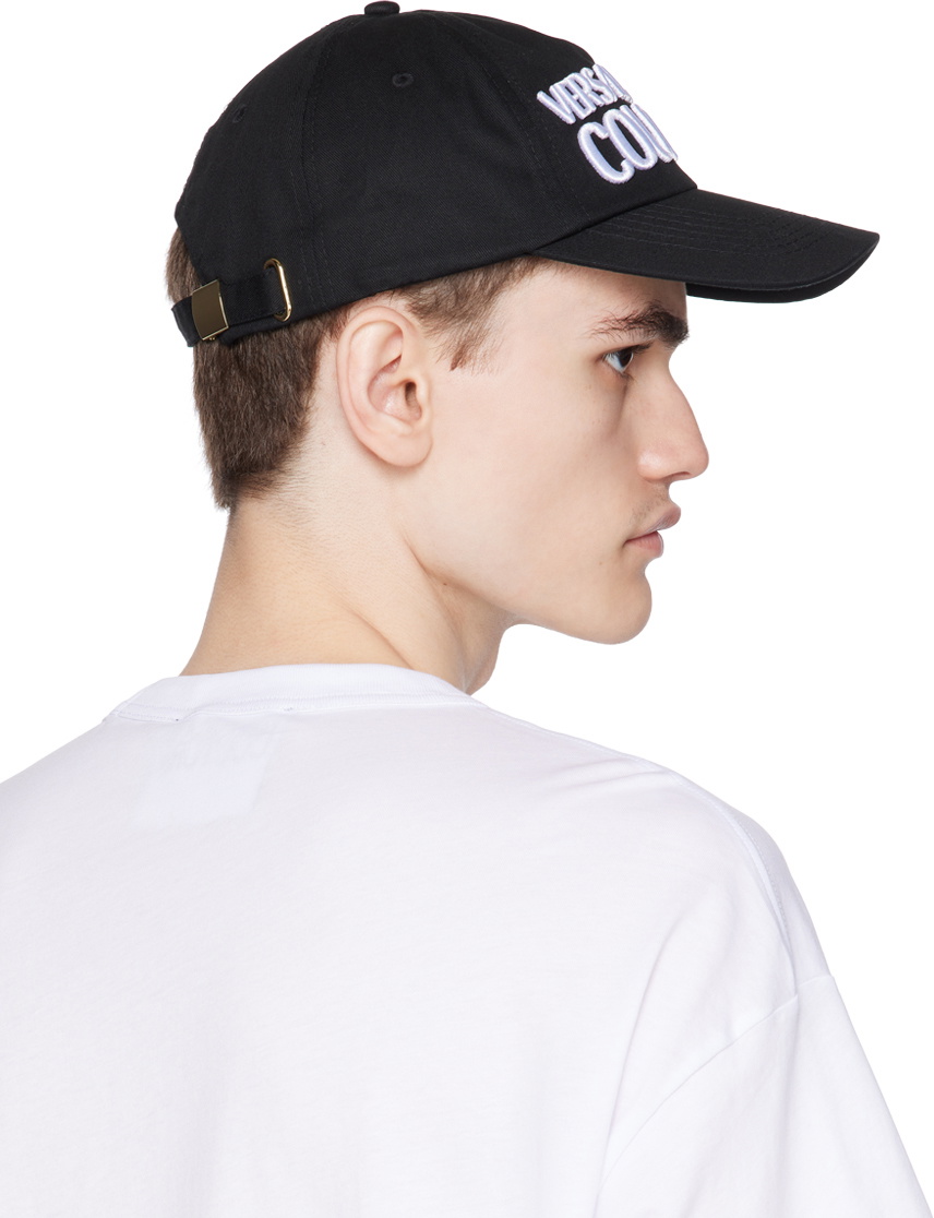 Versace Jeans Couture Black Logo Cap Versace