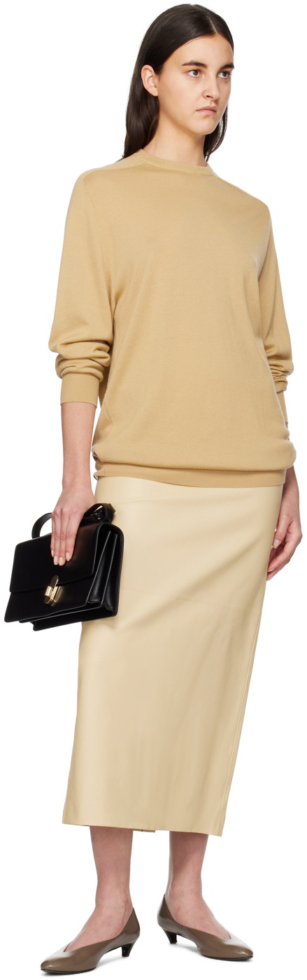The Row Beige Tana Sweater