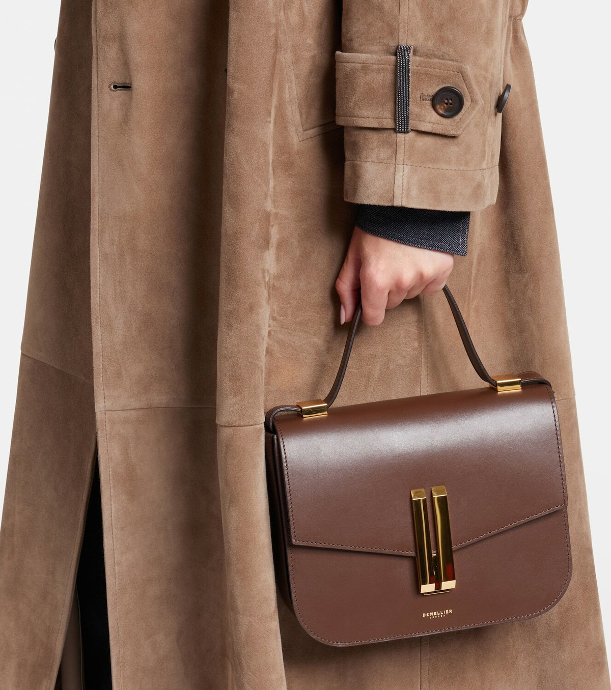 DeMellier Vancouver leather crossbody bag