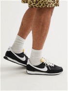 Nike - Waffle 2 SP Leather and Suede-Trimmed Nylon Sneakers - Black