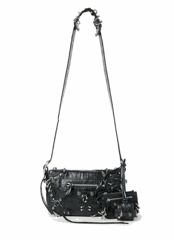 Photo: Balenciaga - Le Cagole Piercing Crossbody Bag in Black