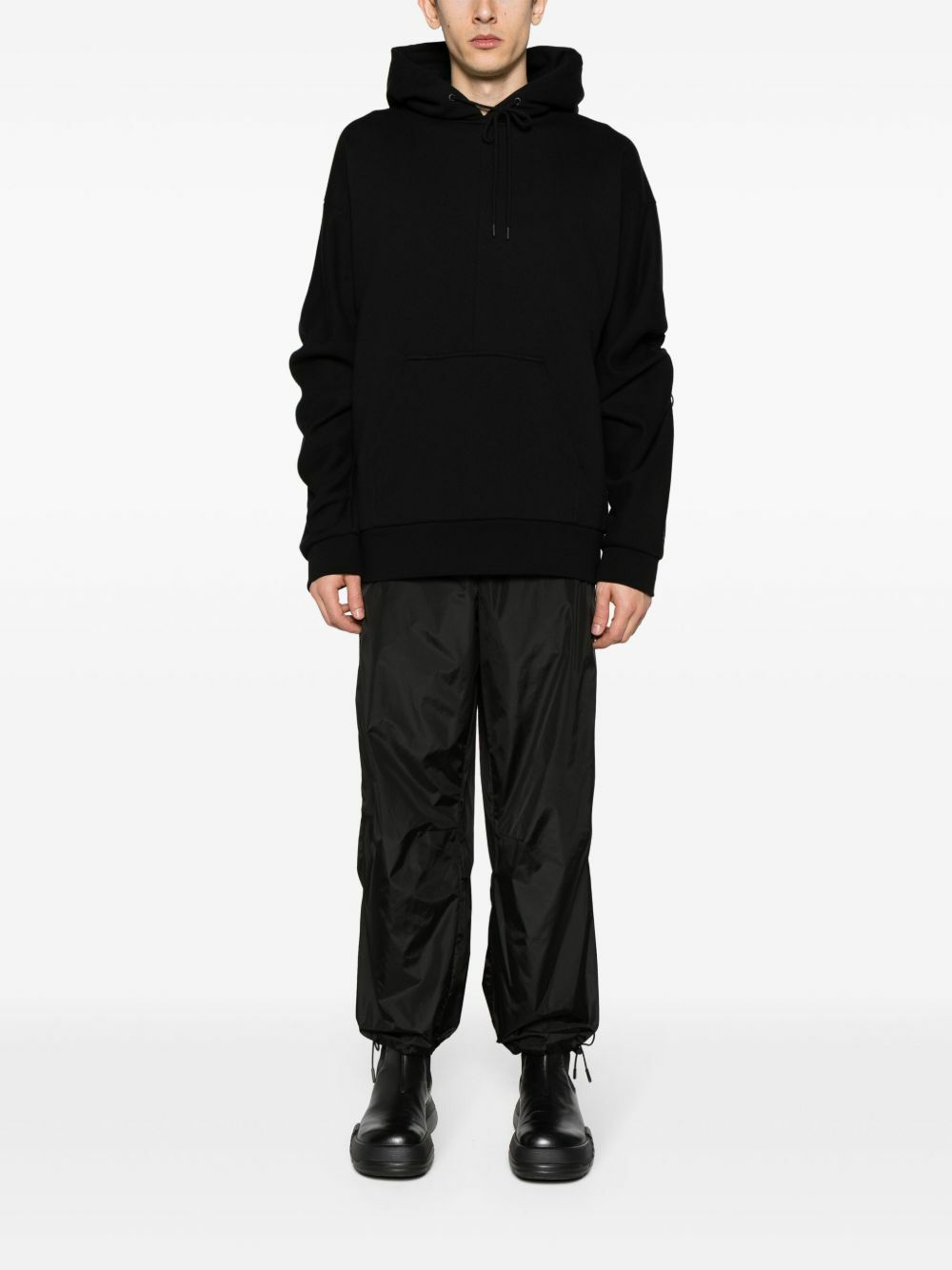 Simone Rocha Black Drawstring Straight-Leg Track Pants