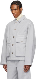 LEMAIRE Gray Boxy Denim Jacket
