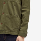 Nudie Jeans Co Men's Nudie Barney Worker Jacket in Olive