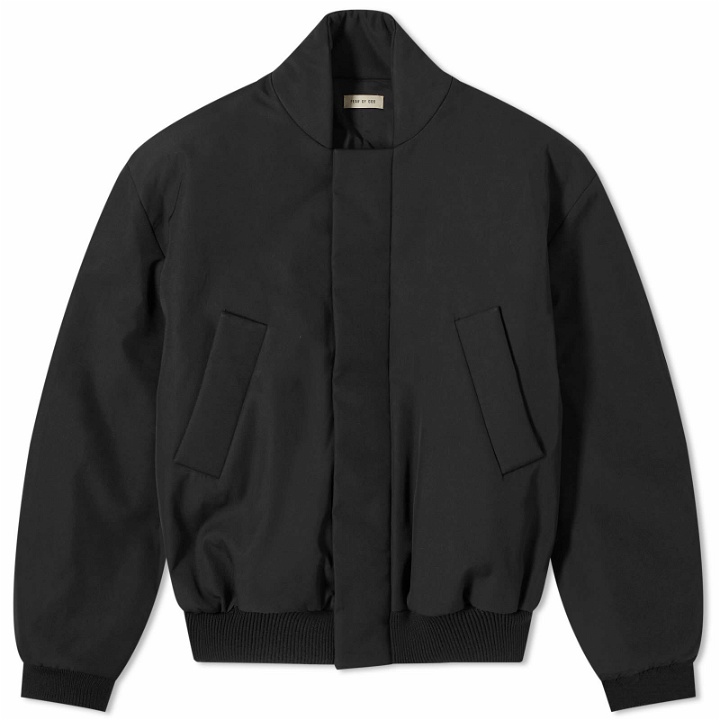 Photo: Fear of God Men's 8th Wool Cotton Bomber Jacket in Black