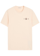 Moncler Logo Stretch-cotton T-shirt Natural