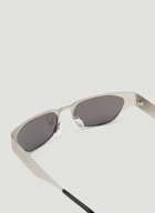 Pollux Polished Sunglasses in Silver