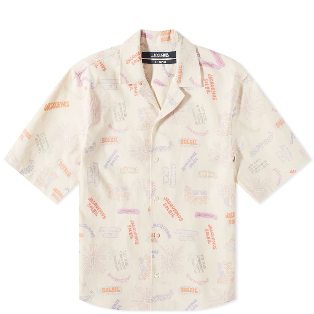 Jacquemus Men's Multi Tag Vacation Shirt in Print Multi Tags Jacquemus