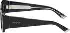 Gucci Black Rectangular-Frame Glasses