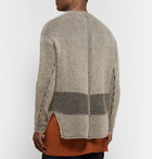 Rick Owens - Ribbed Virgin Wool-Blend Sweater - Gray