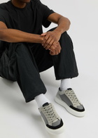Cleens Luxor Panelled Canvas Sneakers Grey