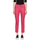 Rag and Bone Pink Ankle Cigarette Jeans