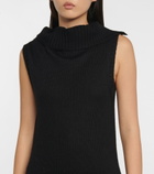 Ann Demeulemeester - Alice alpaca, wool and cashmere knit minidress
