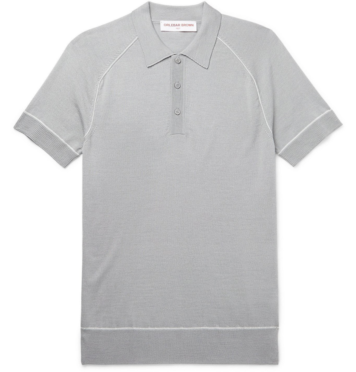 Dr. No Knitted Polo - 007 Tailored Fit Silk Polo