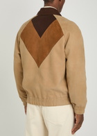 Valentino Garavani Panelled Suede Jacket Multicoloured 1