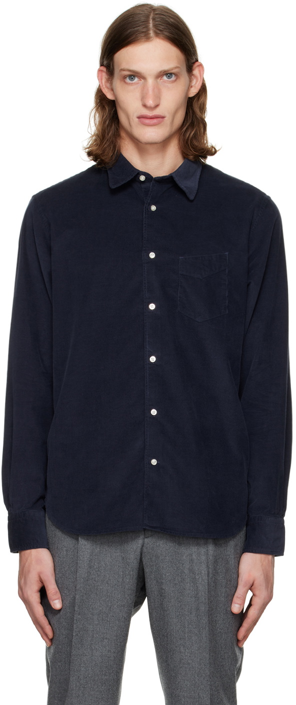 Officine Générale Navy Benoit Shirt Officine Generale