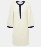 Eres Albatros knitted cotton-blend minidress