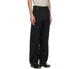 Maison Margiela Black Cotton Trousers