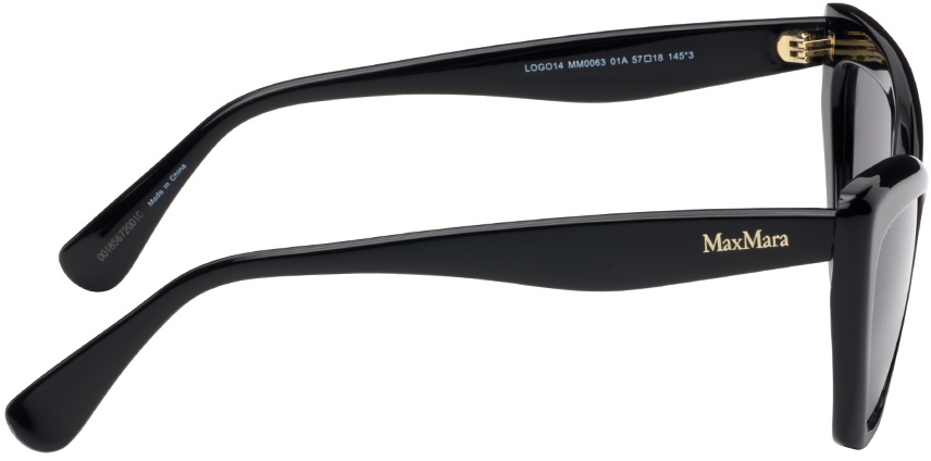 MAXMARA キャットアイサングラス MM0045 01B マックスマーラ Cat-eye サングラス | 正規品保障