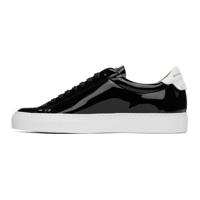 Givenchy Black Patent Urban Knots Sneakers