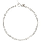 Georgia Kemball Silver Goblin Curb Chain Necklace