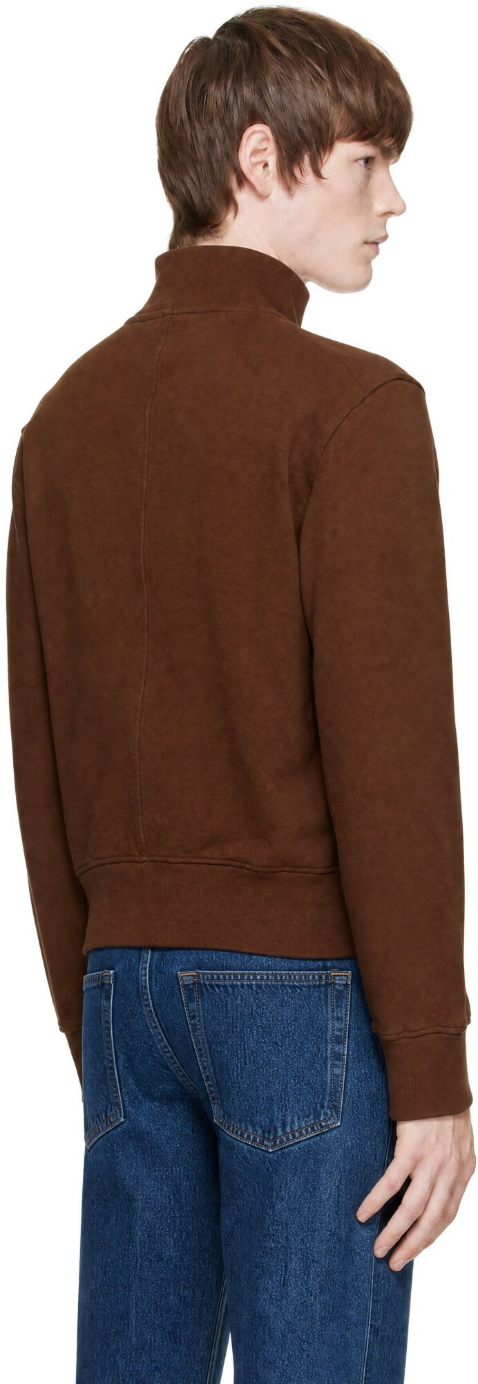 Entire Studios Brown Port Pullover Sweatshirt