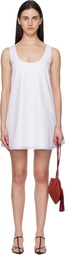 Róhe White A-Line Poplin Minidress
