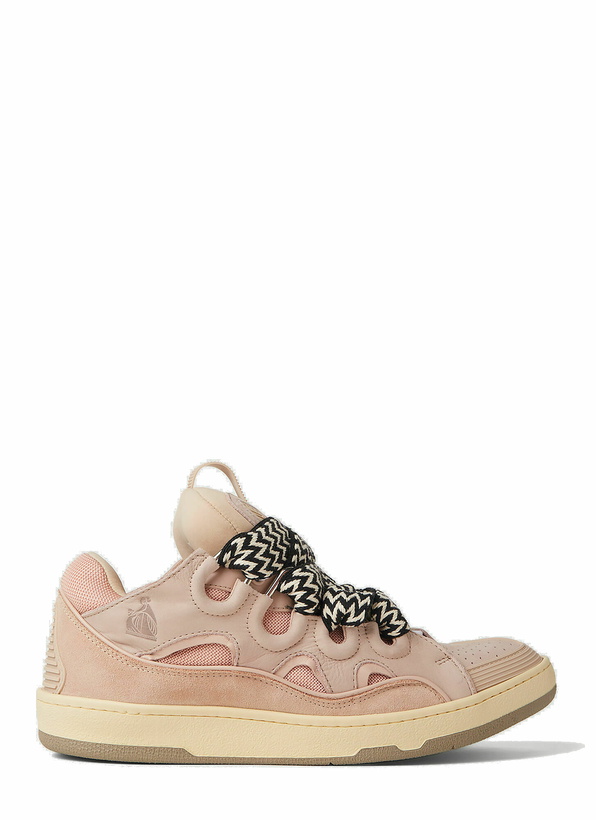 Photo: Lanvin - Curb Sneakers in Pink