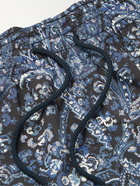 ETRO - Mid-Length Floral-Print Swim Shorts - Blue