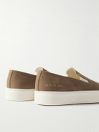 Common Projects - Nubuck Slip-On Sneakers - Brown