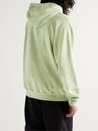 REIGNING CHAMP - Pima Cotton-Jersey Hoodie - Green