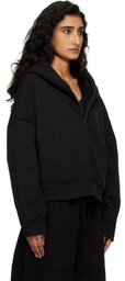 Entire Studios Black Eternal Zip Hoodie