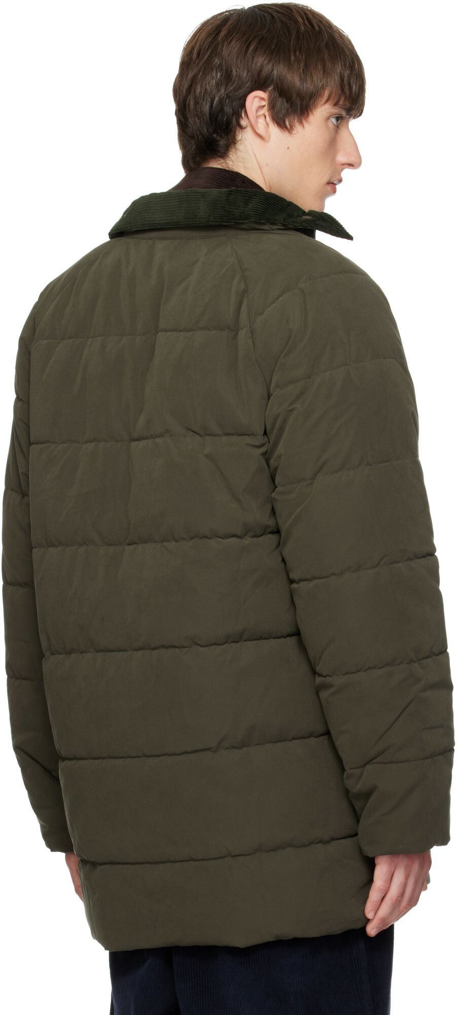 Barbour Khaki Beaufort Puffer Jacket