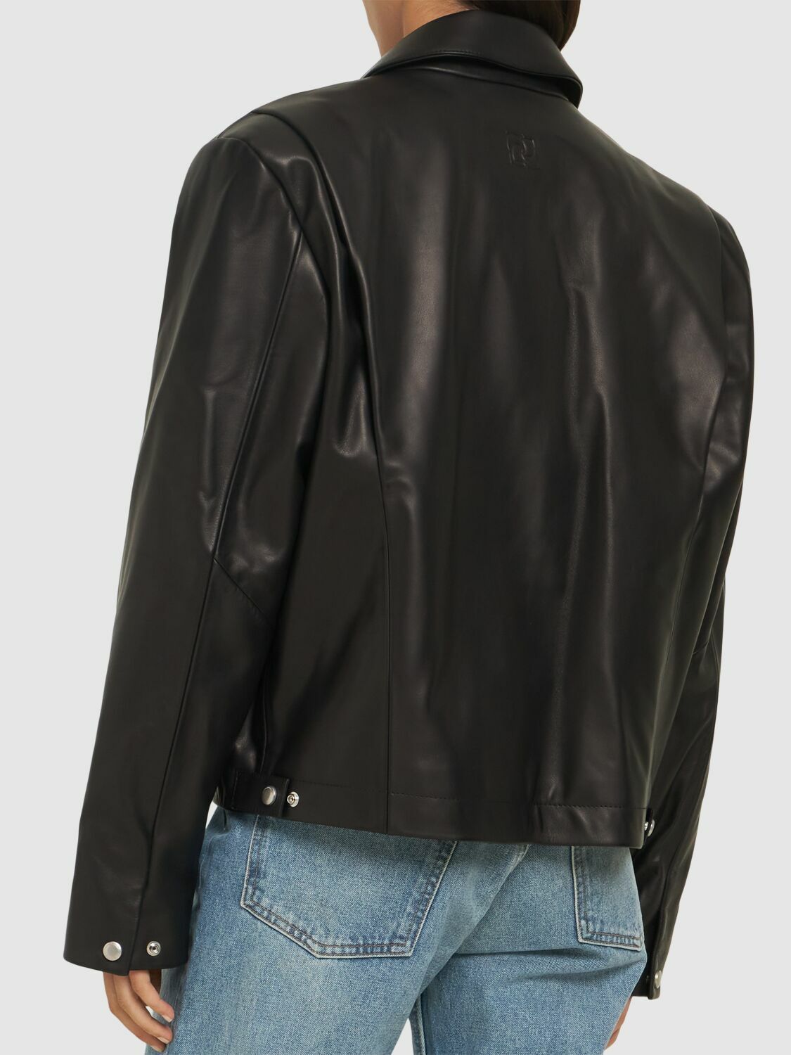 レザージャケット・コート MAGDA BUTRYM '19' biker jacket Magda Butrym Leather biker jacket Magda Butrym
