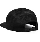 Rhude - Logo-Embroidered Cotton-Twill Baseball Cap - Black